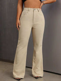 Bootcut Jeans with Pockets - Trendsi - Flyclothing LLC