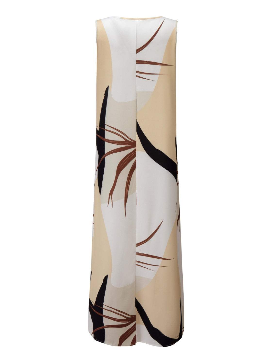 Printed Round Neck Mini Tank Dress - Trendsi - Flyclothing LLC