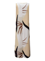 Printed Round Neck Mini Tank Dress - Trendsi - Flyclothing LLC