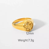 18K Gold-Plated Cupid Ring - Trendsi - Flyclothing LLC