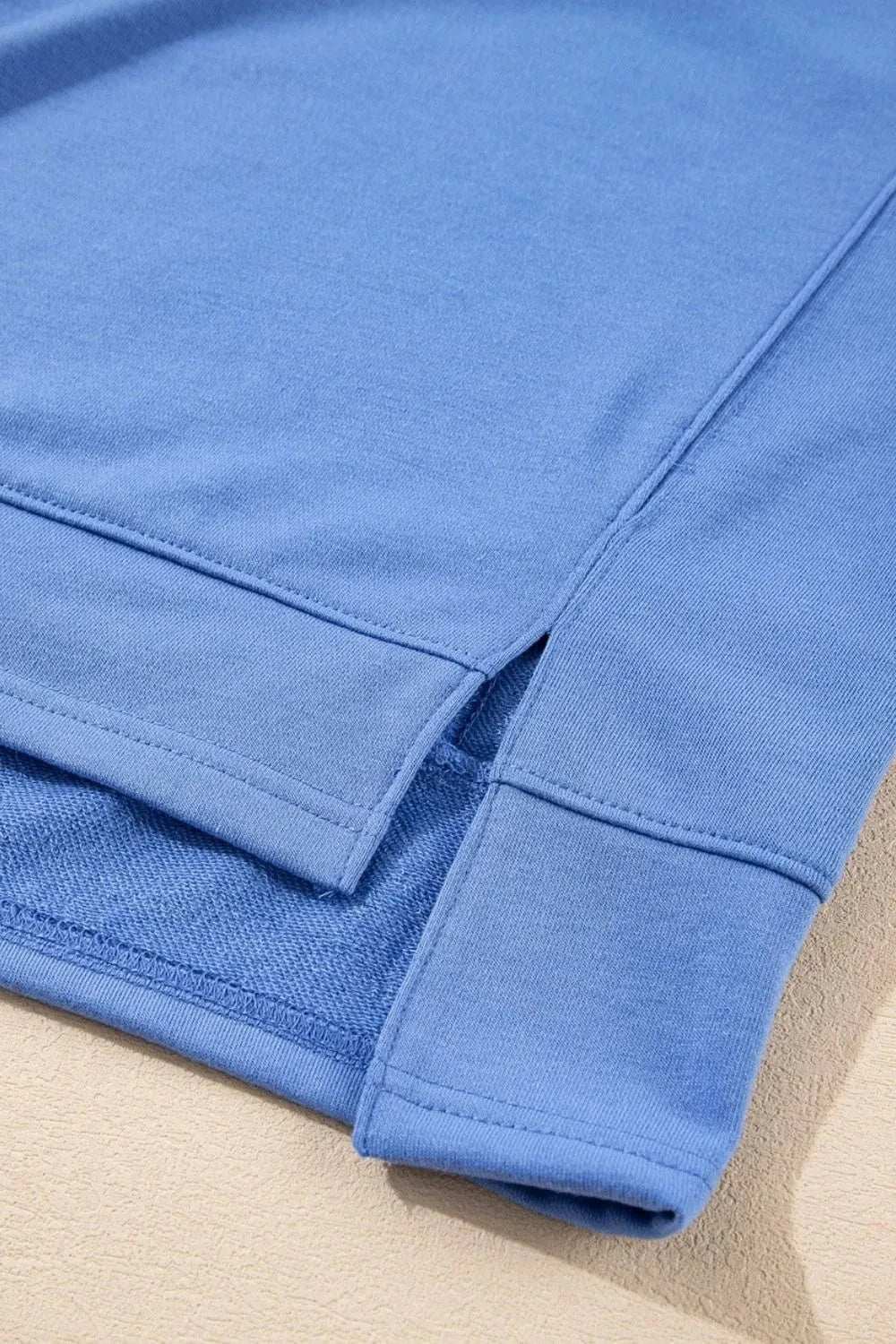 Drawstring Zipped Short Sleeve Hoodie and Shorts Set - Trendsi - Flyclothing LLC