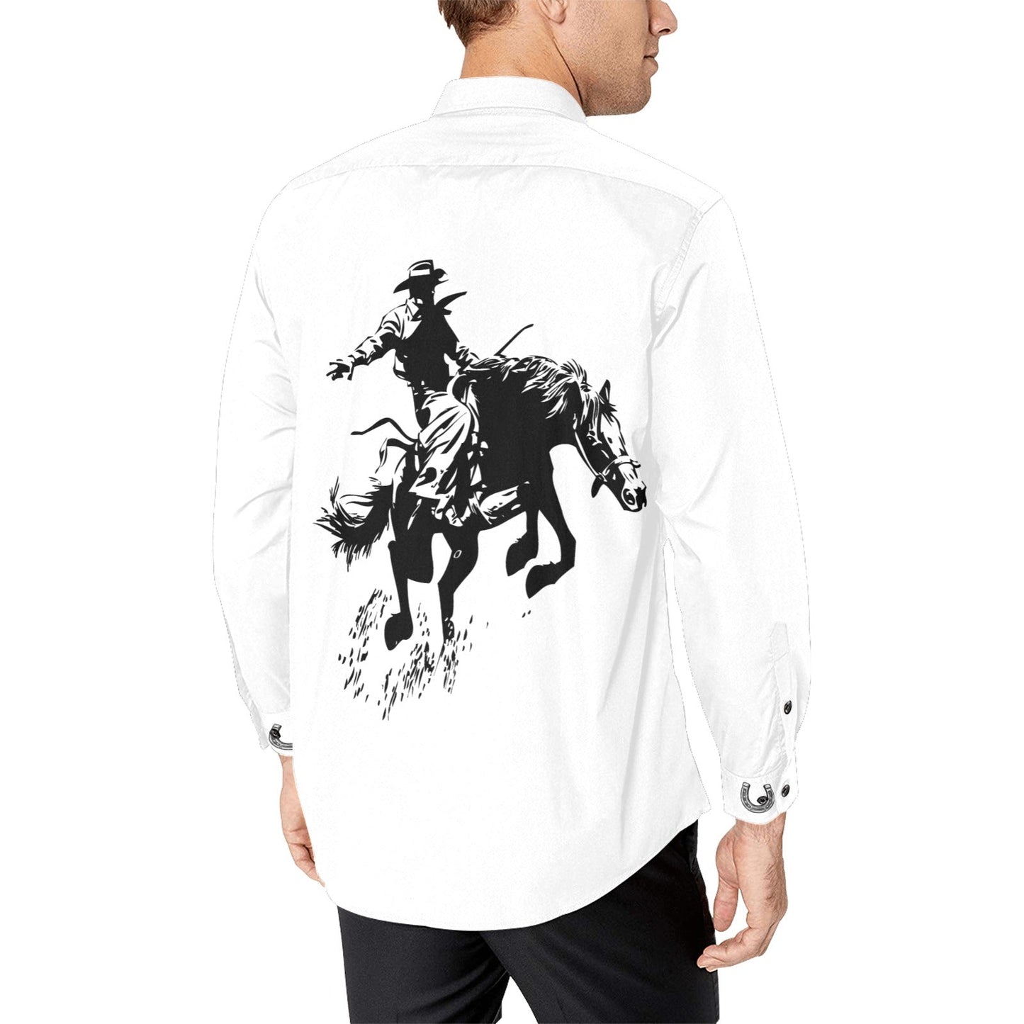Baha Ranch Rodeo Cowboy Unisex Western Button Up Shirt