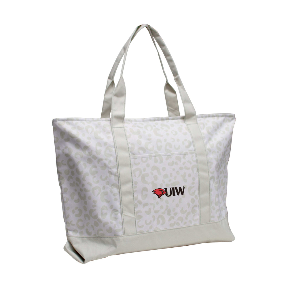 Incarnate Word Leopard Pattern Tote - Logo Brands - Flyclothing LLC