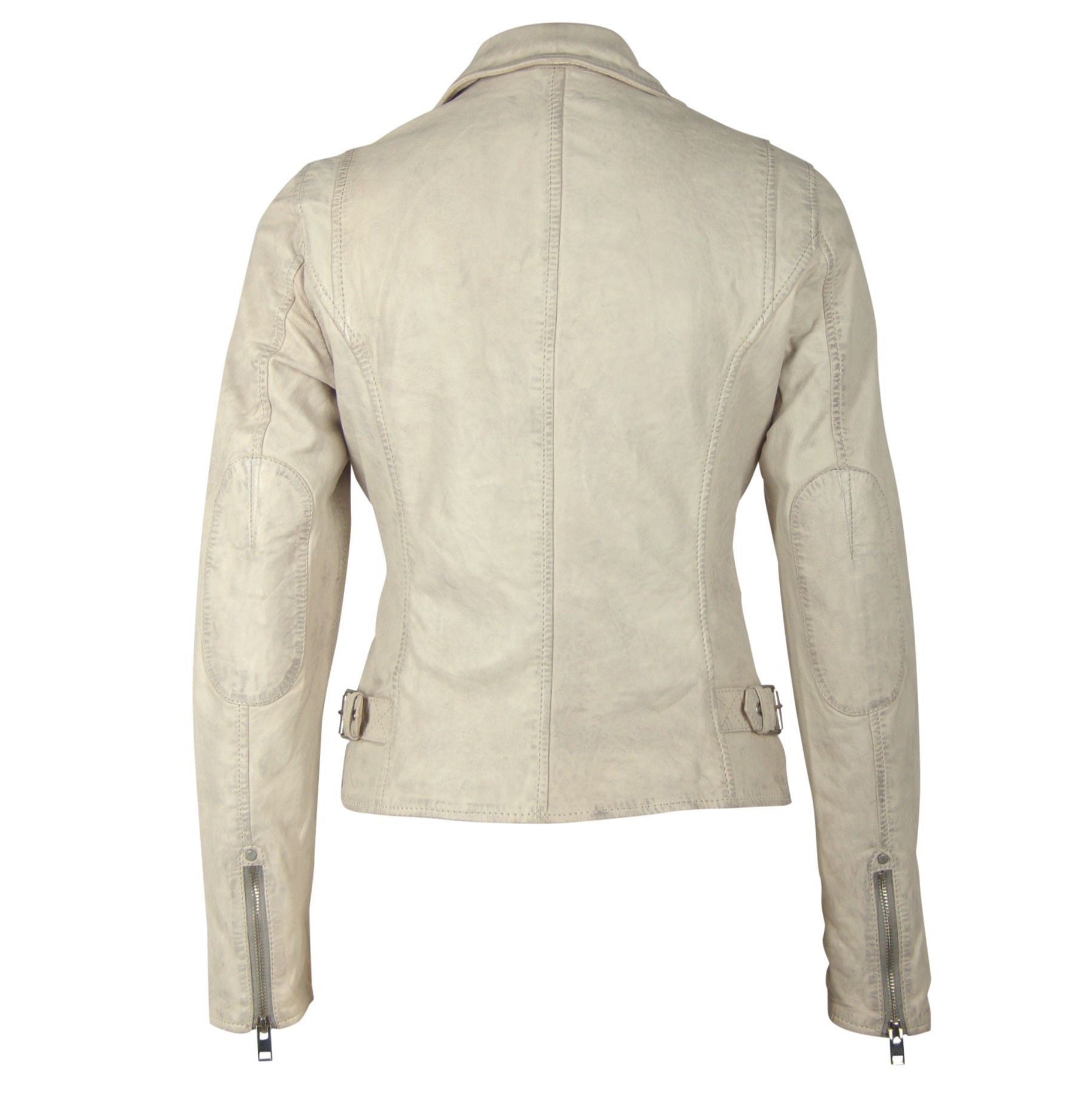 Sofia RF Leather Jacket, Off White