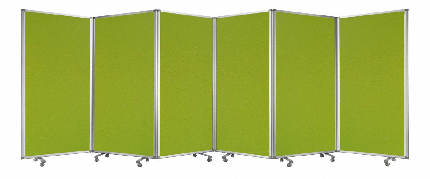 212 X 1 X 71 Green Metal 6 Panel Screen - Homeroots - Flyclothing LLC