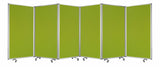 212 X 1 X 71 Green Metal 6 Panel Screen - Homeroots - Flyclothing LLC