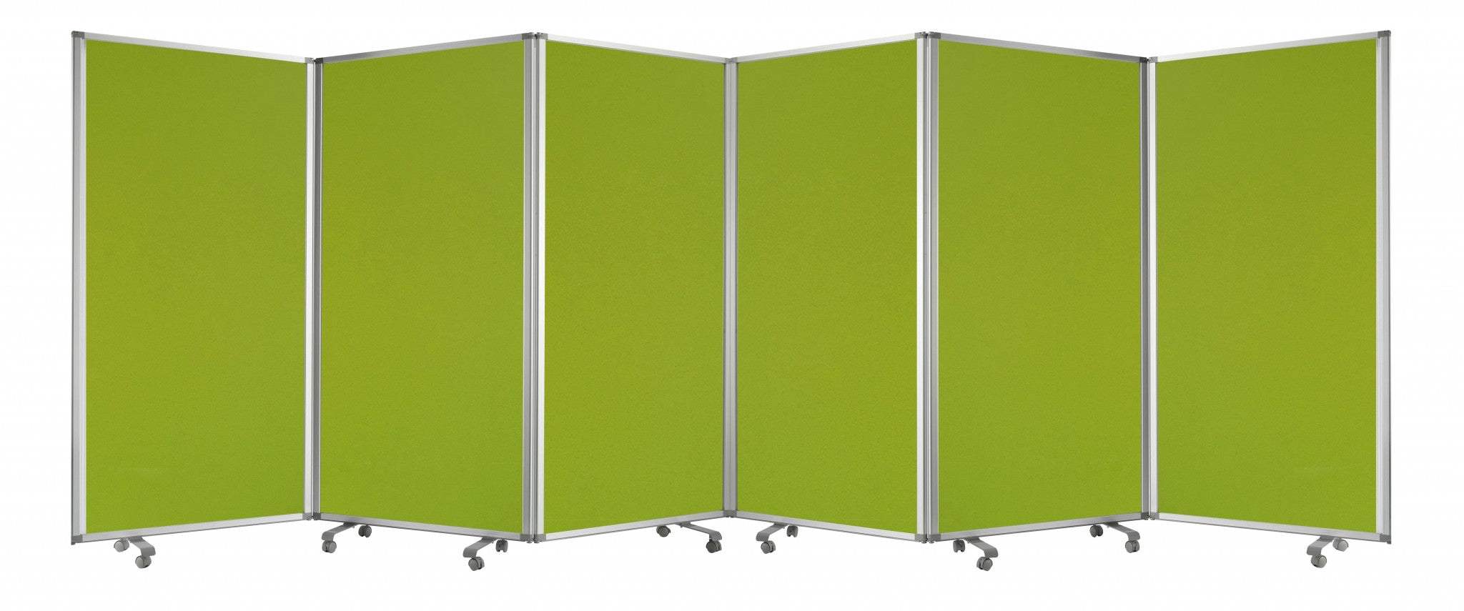 212 X 1 X 71 Green Metal 6 Panel Screen - Homeroots - Flyclothing LLC