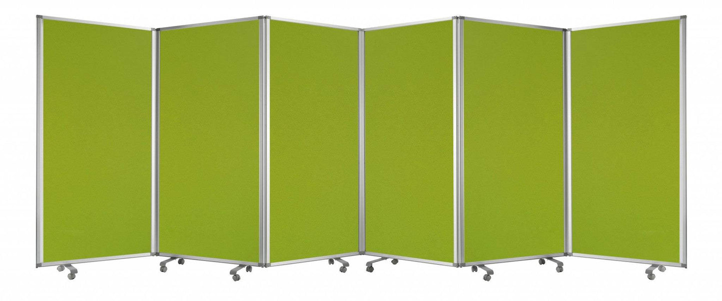 212 X 1 X 71 Green Metal 6 Panel Screen - Homeroots - Flyclothing LLC