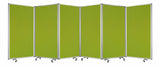 212 X 1 X 71 Green Metal 6 Panel Screen - Homeroots - Flyclothing LLC