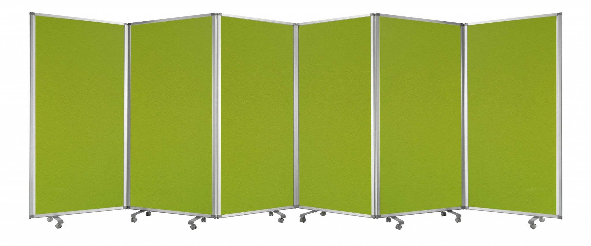 212 X 1 X 71 Green Metal 6 Panel Screen - Homeroots - Flyclothing LLC