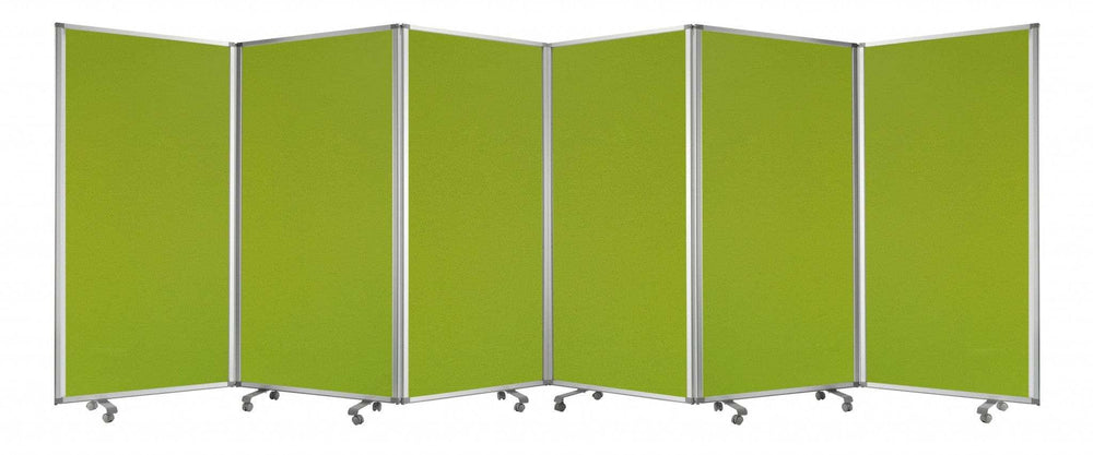 212 X 1 X 71 Green Metal 6 Panel Screen - Homeroots - Flyclothing LLC
