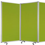 212 X 1 X 71 Green Metal 6 Panel Screen - Homeroots - Flyclothing LLC