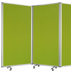212 X 1 X 71 Green Metal 6 Panel Screen