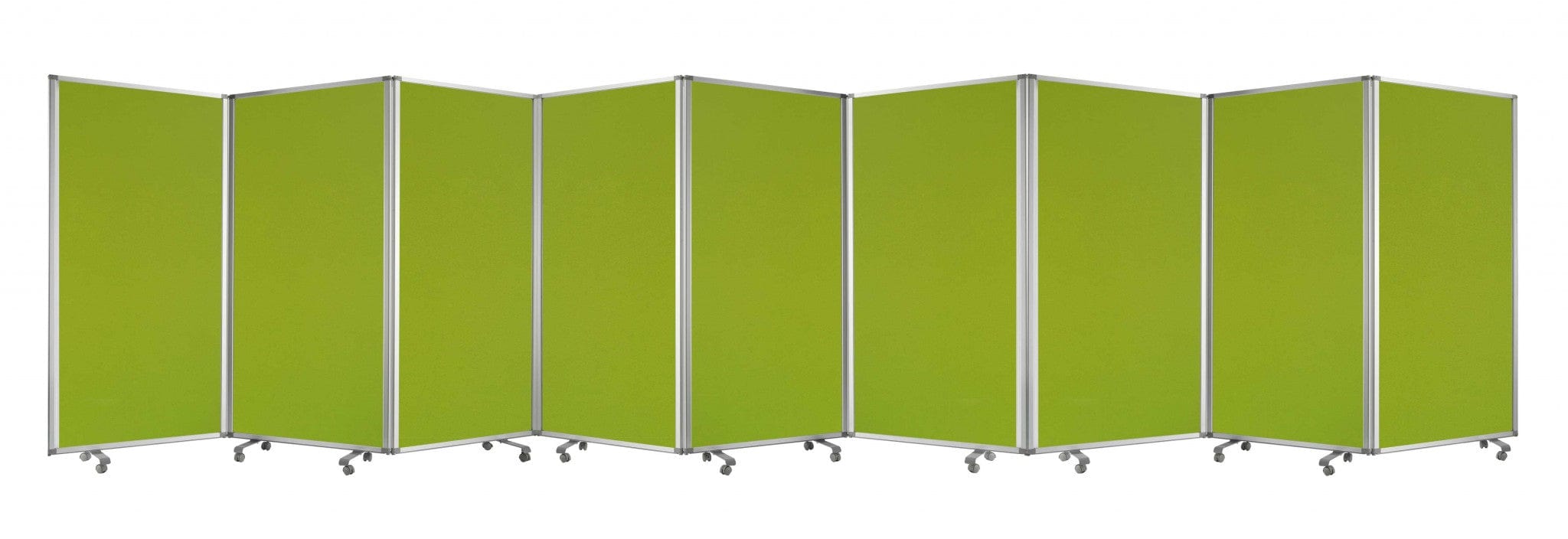 318" X 1" X 71" Green, Metal, 9 Panel, Screen - Homeroots - Flyclothing LLC