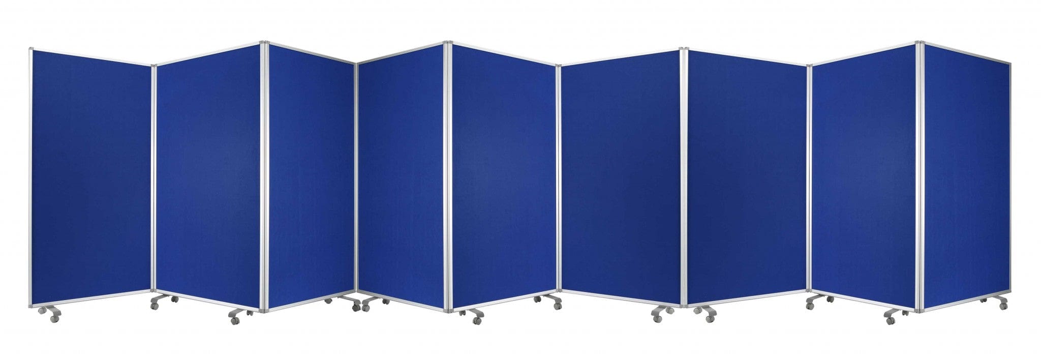 318" X 1" X 71" Blue, Metal, 9 Panel, Screen - Homeroots - Flyclothing LLC