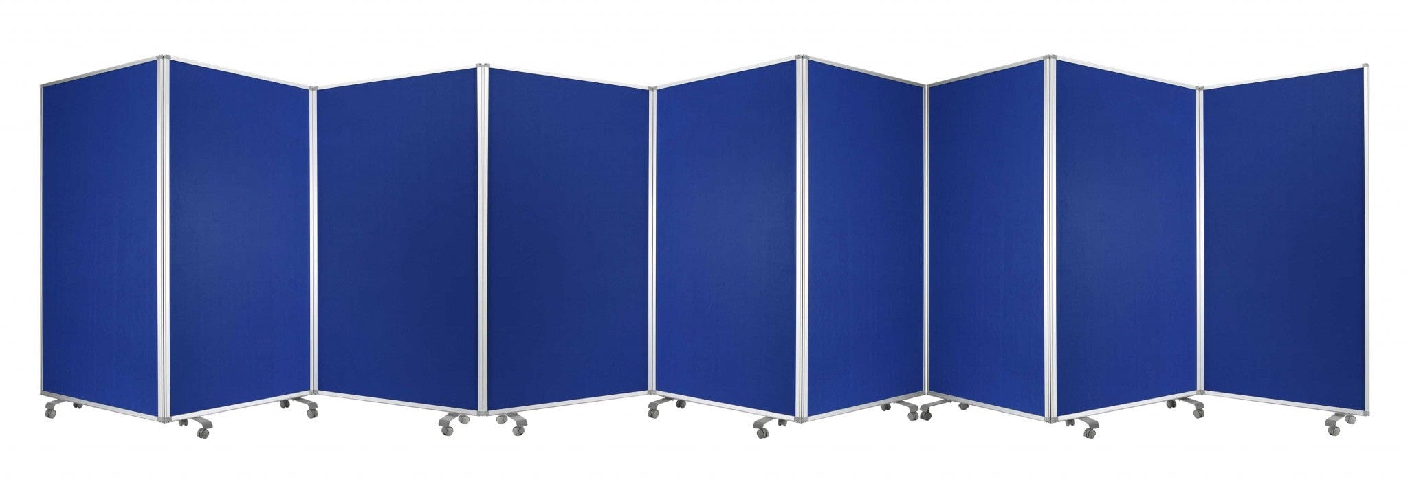 318" X 1" X 71" Blue, Metal, 9 Panel, Screen - Homeroots - Flyclothing LLC