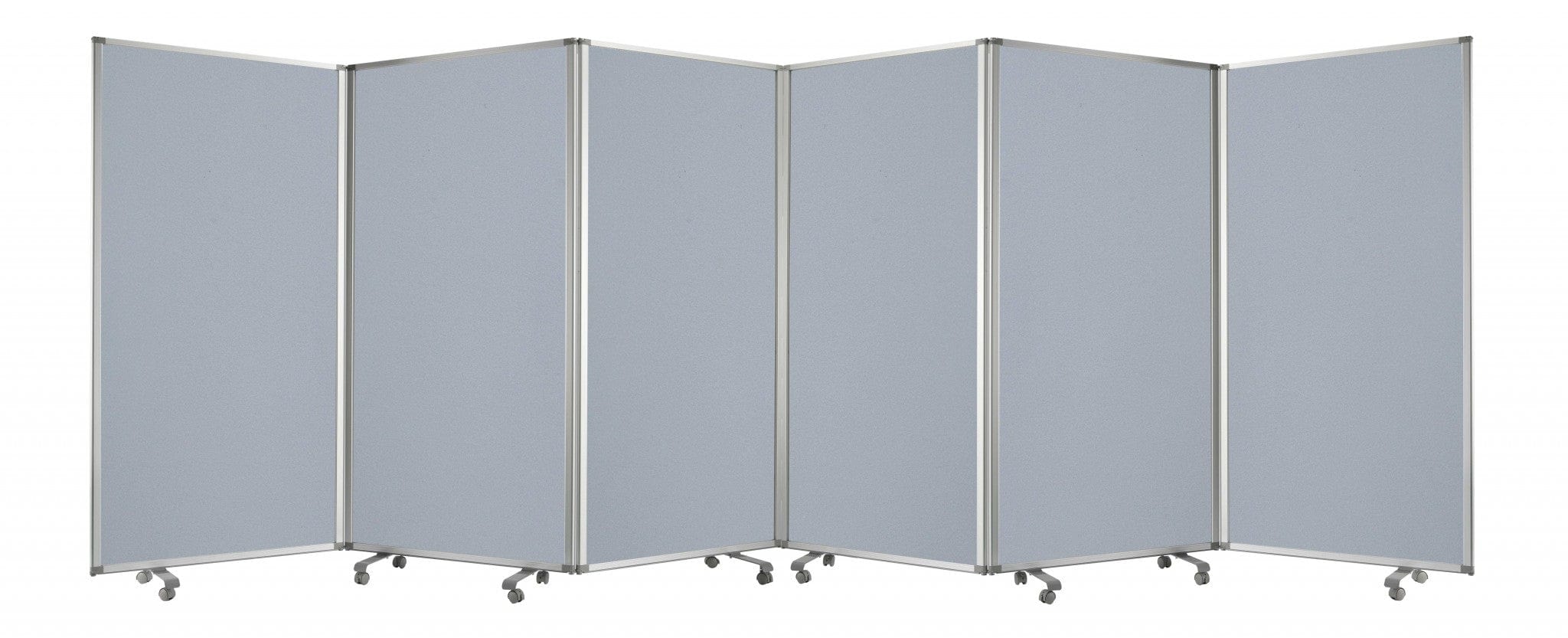 212 X 1 X 71 Metal Grey 6 Panel Screen