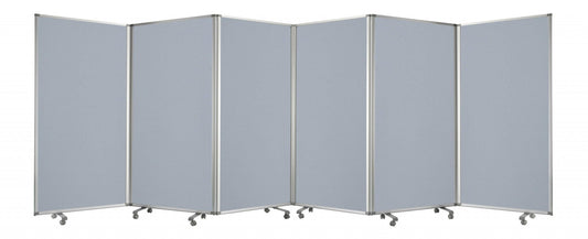 212 X 1 X 71 Metal Grey 6 Panel Screen