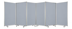 212 X 1 X 71 Metal Grey 6 Panel Screen
