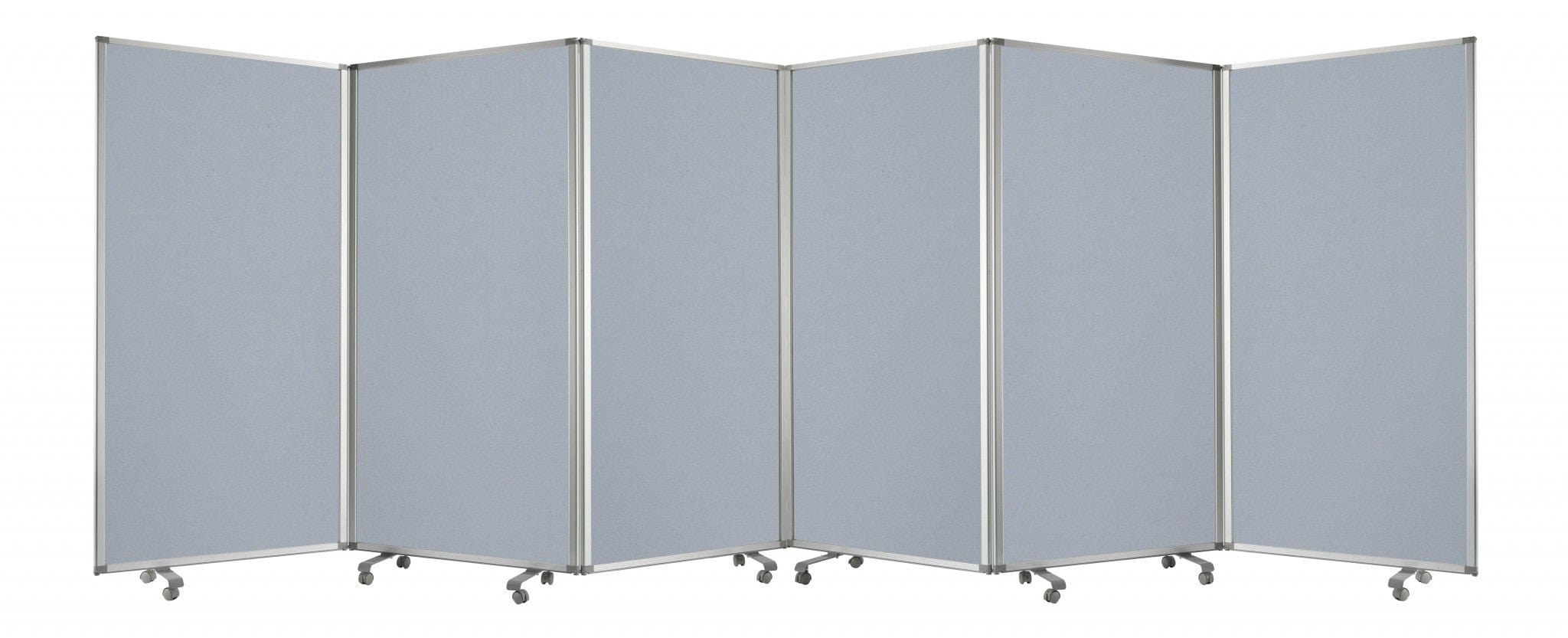 212 X 1 X 71 Metal Grey 6 Panel Screen