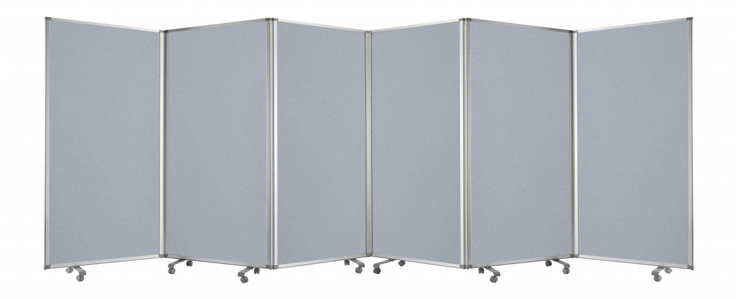 212 X 1 X 71 Metal Grey 6 Panel Screen - Homeroots - Flyclothing LLC