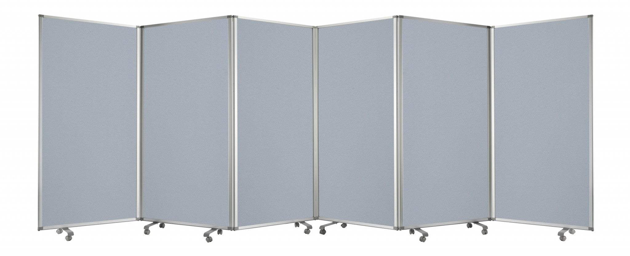 212 X 1 X 71 Metal Grey 6 Panel Screen - Homeroots - Flyclothing LLC