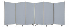 212 X 1 X 71 Metal Grey 6 Panel Screen
