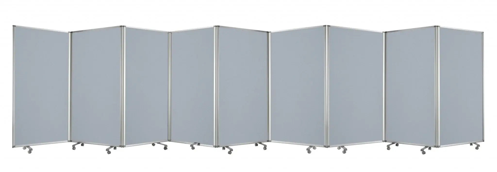 318" X 1" X 71" Metal, Grey, 9 Panel, Screen - Homeroots - Flyclothing LLC