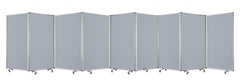 318" X 1" X 71" Metal, Grey, 9 Panel, Screen