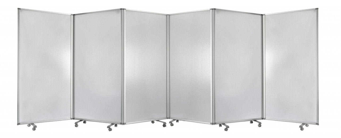 212 X 1 X 71 Clear Metal 6 Panel Resilient Screen - Homeroots - Flyclothing LLC