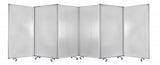 212 X 1 X 71 Clear Metal 6 Panel Resilient Screen - Homeroots - Flyclothing LLC