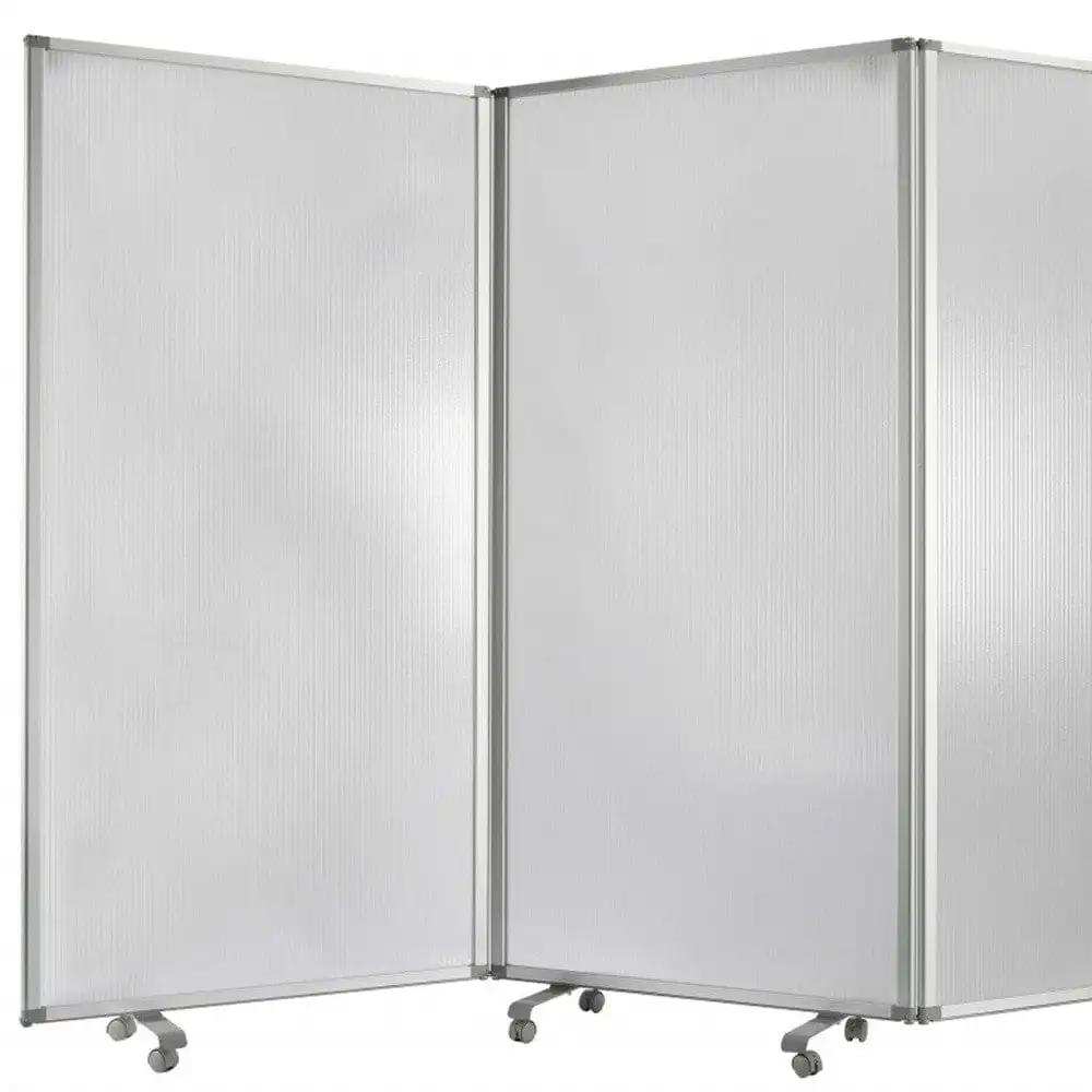 212 X 1 X 71 Clear Metal 6 Panel Resilient Screen - Homeroots - Flyclothing LLC