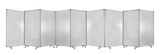 318" X 1" X 71" Clear Metal 9 Panel Resilient Screen - Homeroots - Flyclothing LLC