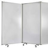 318" X 1" X 71" Clear Metal 9 Panel Resilient Screen - Homeroots - Flyclothing LLC