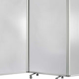 318" X 1" X 71" Clear Metal 9 Panel Resilient Screen - Homeroots - Flyclothing LLC