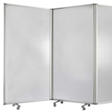 318" X 1" X 71" Clear Metal 9 Panel Resilient Screen - Homeroots - Flyclothing LLC