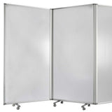 318" X 1" X 71" Clear Metal 9 Panel Resilient Screen - Homeroots
