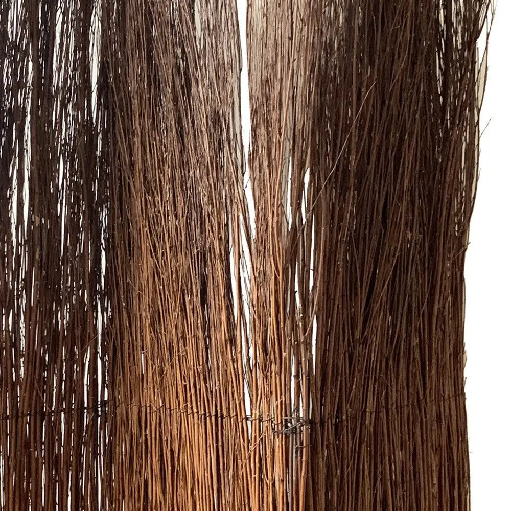 7' Rustic Willow Branch Three Panel Room Divider Screen - Homeroots - Flyclothing LLC