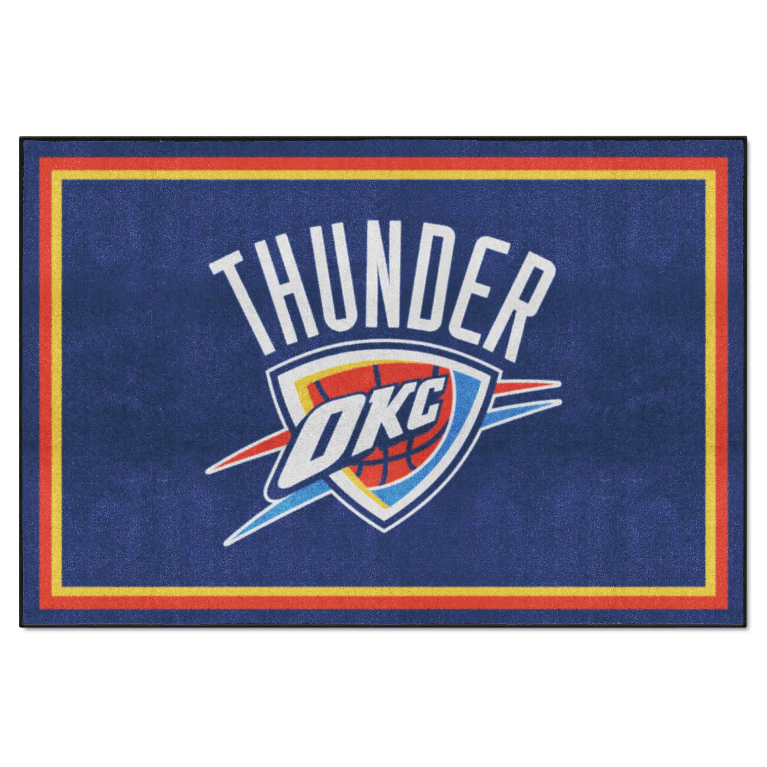 Oklahoma City Thunder 5ft. x 8 ft. Plush Area Rug - Oklahoma City Thunder