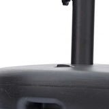 20 X 13 X 5 Black Water Injection Umbrella Base - Homeroots
