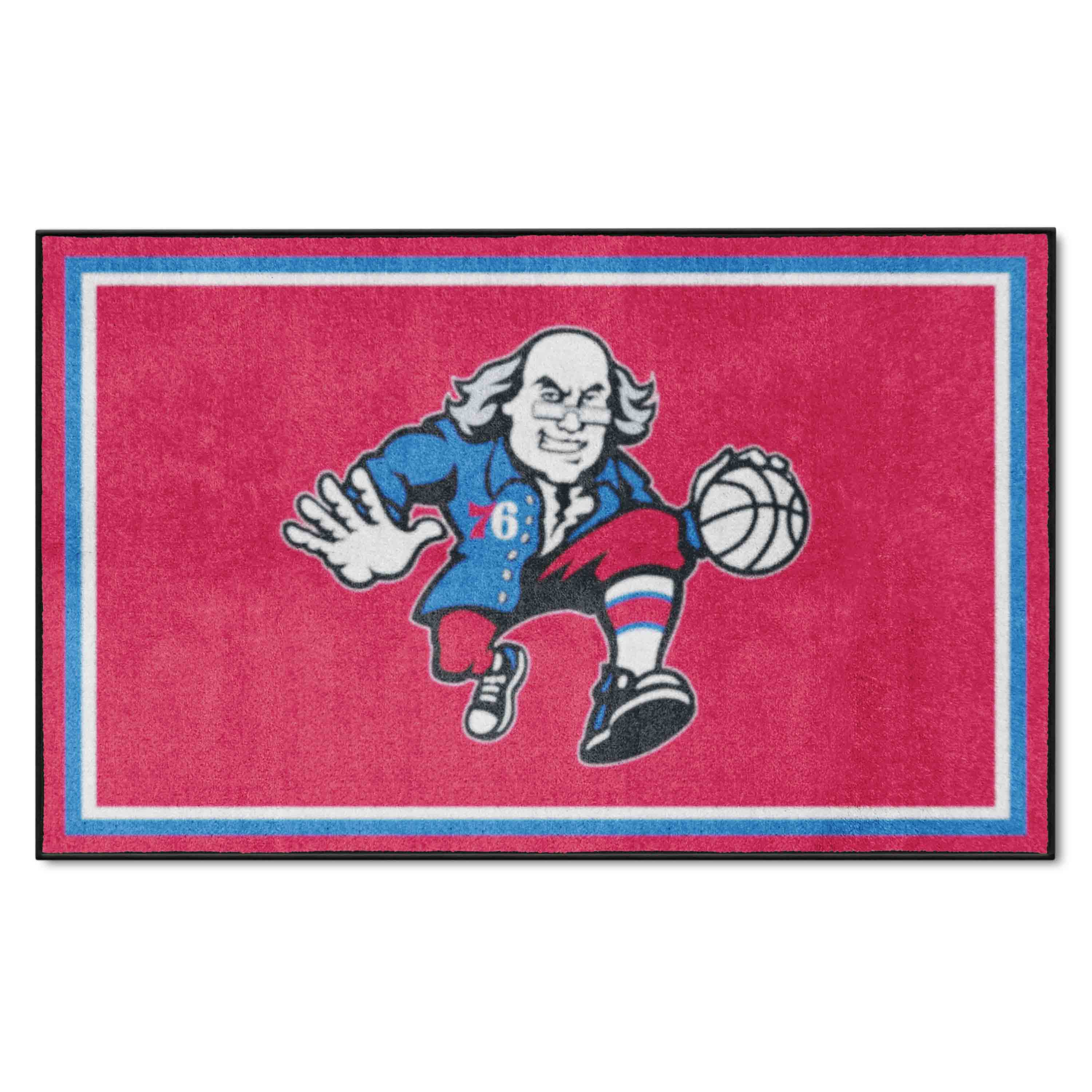 Philadelphia 76ers 4ft. x 6ft. Plush Area Rug - Philadelphia 76ers