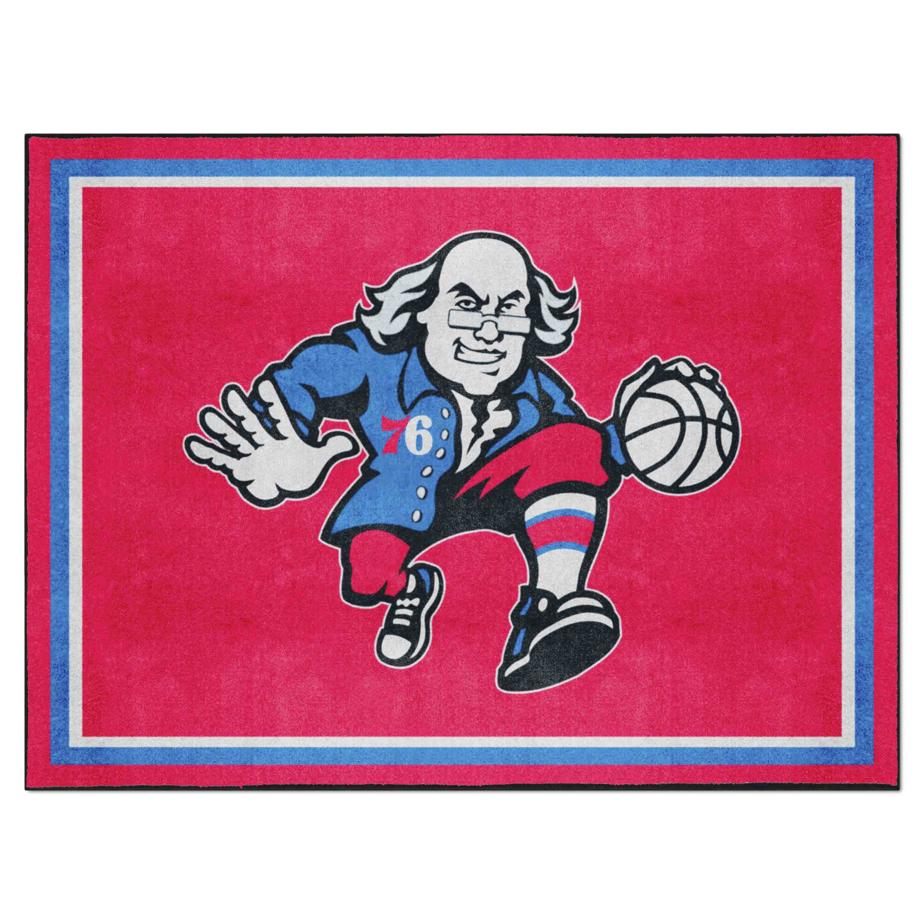 Philadelphia 76ers 8ft. x 10 ft. Plush Area Rug - Philadelphia 76ers