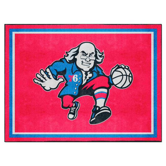 Philadelphia 76ers 8ft. x 10 ft. Plush Area Rug - Philadelphia 76ers
