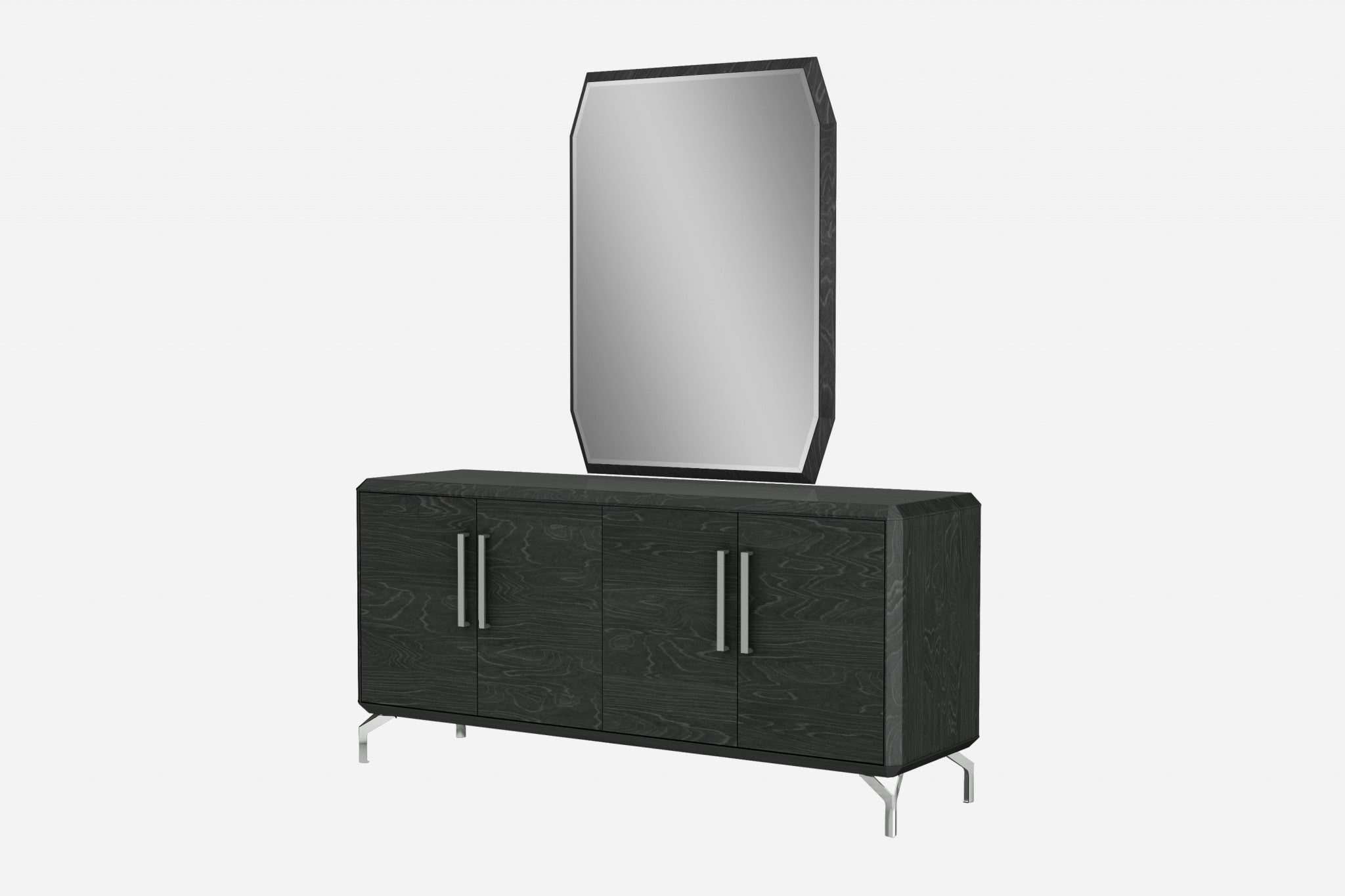 71" Gray Stainless Steel Solid Console Table - Homeroots - Flyclothing LLC