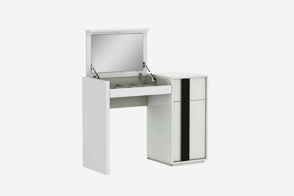 39 X 17 X 30 White Iron Vanity Dresser - Homeroots - Flyclothing LLC