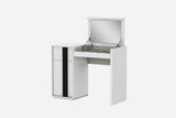 39 X 17 X 30 White Iron Vanity Dresser - Homeroots - Flyclothing LLC