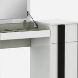 39 X 17 X 30 White Iron Vanity Dresser - Homeroots - Flyclothing LLC