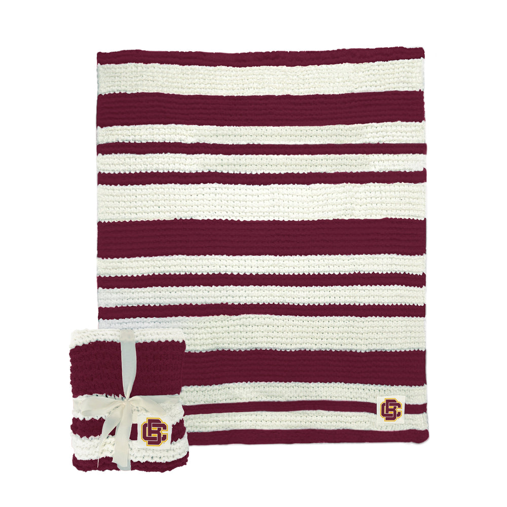 Bethune-Cookman Cable Knit Throw 50x60