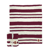 Bethune-Cookman Cable Knit Throw 50x60
