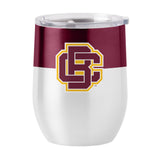 Bethune-Cookman Colorblock 16oz Stainless Curved Beverage